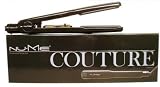 NuMe Couture Black Tourmaline Ceramic 1 1/3″ Flat Iron / Hair Straightener Dual Voltage 110v-240v