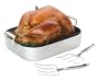 All-Clad Master Chef 2 Roti Combo with Roti Pan, Roasting Rack, and 2 Turkey Forks