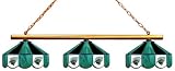 NFL Jacksonville Jaguars Three Shade Stained Glass Billiard Table Lamp