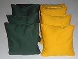 Cornhole Bags Set - 4 Green & 4 Yellow