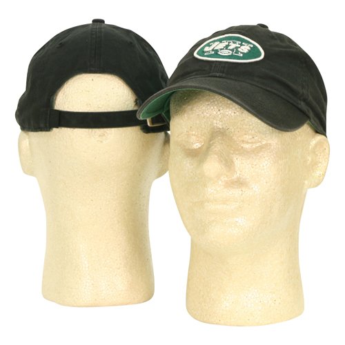 New York Jets Classic Slouch Style Adjustable Hat -Black