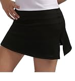 A-Line Tennis Skirt with Shorts and Slits