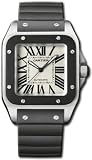 NEW CARTIER SANTOS 100 XL MENS STEEL WATCH W20121U2