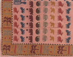 Bed Covers Cotton Block Printed Coverlet (bcov482)