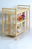 Sleigh Changing Table in Natural Finish By Storkcraft Baby Furniture