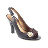 Circa Joan & David Keely Open Toe Shoes Brown Womens