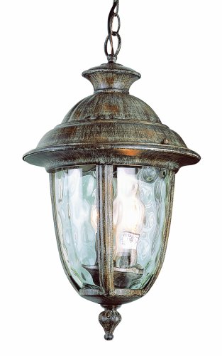Trans Globe Lighting 5904 BRT 18-14-Inch 2-Lightoutdoor Hanging Lantern Burnished Rust