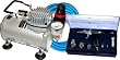 MAS G76 Deluxe Dual-Action Trigger Style Gravity Airbush with Compressor and Hose
