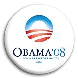 Official Obama Standard Campaign Pin - Button