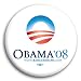 Official Barack Obama 2008 Campaign 2 1/4'' Button