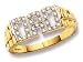 Newburys 9ct CZ DAD ring