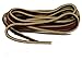 40 Inch 102 cm Leather Replacement Shoelaces for Boat Shoes - 2 Pair Pack