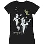 Gossip Girl Chuck Bass Gold Foil Black Juniors T-shirt Tee