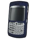 BLUE Verizon (Seidio) Soft Touch Snap On Hard Plastic Rubberized Case Cover for Verizon and Sprint Blackberry Curve 8330