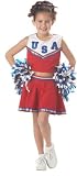 California Costume Patriotic Cheerleader for Children