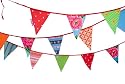Large Colourful Original Cotton Bunting - 11.5m long - Engel/Life's A Party