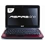 Acer Aspire One AOD150-1920 10.1-Inch Ruby Red Netbook - 6.5 Hour Battery Life