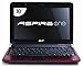 Acer Aspire One AOD150-1920 10.1-Inch Ruby Red Netbook - 6.5 Hour Battery Life