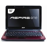 Acer Aspire One AOD150-1920 10.1-Inch Ruby Red Netbook - 6.5 Hour Battery Life