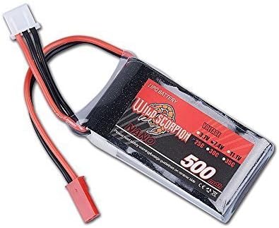 Wild Scorpion 7.4v 500mah 25c Lipo Battery For Remote Control Helicopter 450 480 Free Shipping