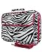 Zebra Hot Pink Laptop Bag Case 17"