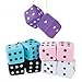 Soft Plush Hanging Dice One Dozen Pair - Bulk by Fun Express,Assorted Colors