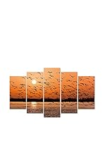 Wall Decor Fotocuadro 5 Piezas Pirámide Birdsun