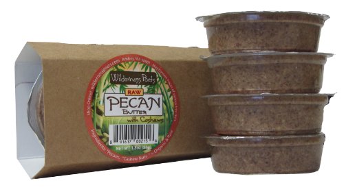 Wilderness Poets Raw - Pecan Butter Snackers 4 X 1.8 Oz Cups