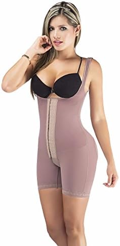 Fajas Colombianas Post Surgery Postpartum PowerNet Good Compression Beige M (11024)