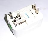 Comprehensive World Travel Power Plug Converter/Adapter with Surge Protector, Australia/China/Korea/New Zealand/Fiji/USA/Japan/Taiwan/Canada/Thailand/Philippines/Caribean/North/SouthAmerica/U.A.E/Europe/Russia/Middle East/France/All European/Ireland/UK/Malaysia/Singapore/HK From Malaysia 10 days