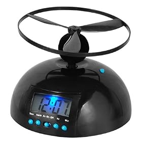 New Flying Helicopter Novelty Alarm Clock Gadget