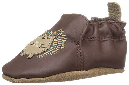 Robeez Boys' Hedgehog Hug Loafer, Brown, 12-18 Months M US Infant