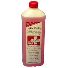 SHB Swiss Kalk Clean Entkalker 1000 ml f�r Espresso und Kaffeevollautomaten, Kaffeemaschienen, Siebtr�ger, Kapsel, Pad Maschinen (bis zu 10 Entkalkungen)