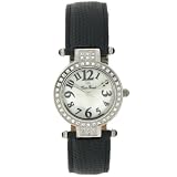 Lucien Piccard Women's " Roulette" White Sapphire Watch #27008WH