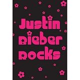 Justin Bieber Rocks (Pink and Black) Music Poster Print - 13x19