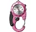 Dakota Watches - Dakota Whistle Clip Watch - Pink/Silver One Size