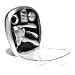 Metrokane Rabbit Wine Opener Gift Set, Silver
