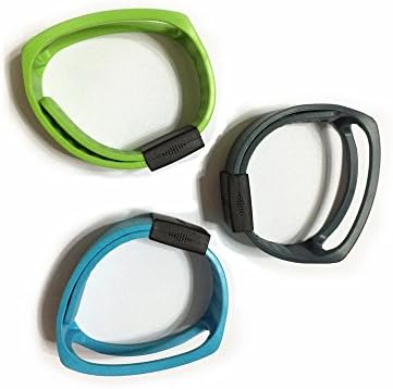 5pcs Silicon Fastener Ring for Samsung Galaxy Gear Fit Wristband - Fix the Clasp Fall Off Problem - (Note:tracker or Wristband NOT Included) (Black)