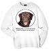 Labrador Retriever CHOCOLATE Smile Adult Sweatshirt