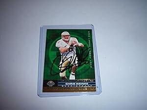 Signed Weinke Photograph - Florida State Seminoles 2000 Heisman Jsa coa Card - Signed College Cards