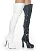 ELECTRA-3010, 5 Stack Heel With 1 1/2 Platform Thigh-High Boots in 2 Colors and Sizes 6-14, by Pleaser USA