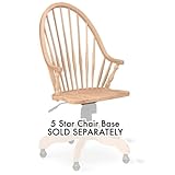 Tall Windsor Continour Arm Office Chair Top (Unfinished Wood) (47.75"H x 27 ....