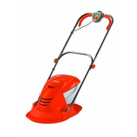 Flymo MOWNVAC28 900W 28cm Electric Hover Lawn Mower Plastic Blade