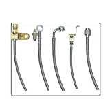 pontiac fiero 1984-1988 Steel Brakehose Priced Each 10mm Strght Banjo  10X1.0 Bub... by Airbagit
