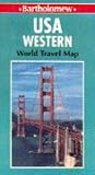 World Travel USA Western Map