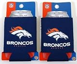 SET OF 2 DENVER BRONCOS NFL CAN KADDY KOOZIES