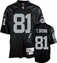 Tim Brown Black Reebok NFL Premier 1997 Throwback Oakland Raiders Jersey