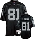 Tim Brown Oakland Raiders Black NFL Premier Throwback Jersey