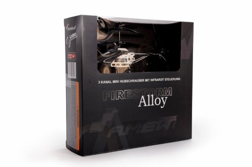 Imagen 5 de Amewi 25070 Firestorm Alloy - Helicóptero por control remoto para interior [Importado de Alemania]