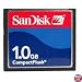 SanDisk SDCFB-1024-A10 1GB CF Type 1 Card (Retail Package)